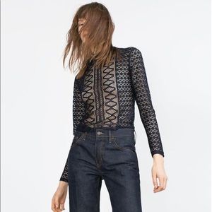 Zara Lace Top
